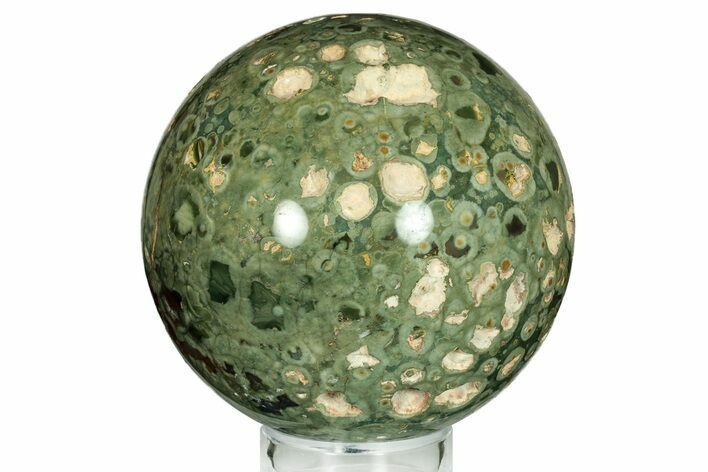 Polished Rainforest Jasper (Rhyolite) Sphere - Australia #208022